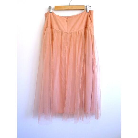 ZIMMERMANN Tulle Midi Layer Skirt Dusty Pink 4 12 XL Net-A-Porter NWT $710 - Picture 10 of 16